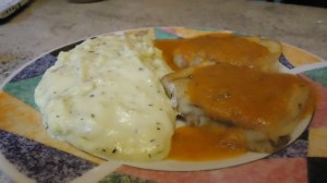 Pescado con salsa de vino blanco