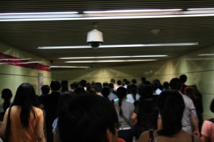 El último metro en Pekín, que más o menos es igual al primero, el segundo y a todos de lunes a domingo
