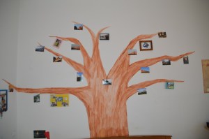 arbol con fotos
