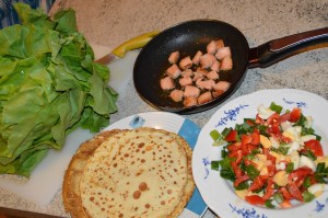 Preparación antes del relleno.