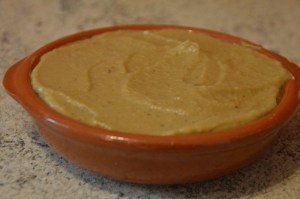 Salata de vinete ya preparada y lista para comer