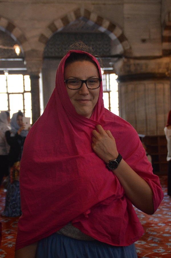 Dentro de la mezquita azul - Inside of the blue mosque