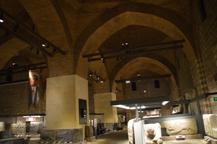 Dentro del museo - Inside of the museum