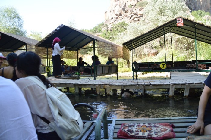 tomando algo en el rio - taking a snack in the river