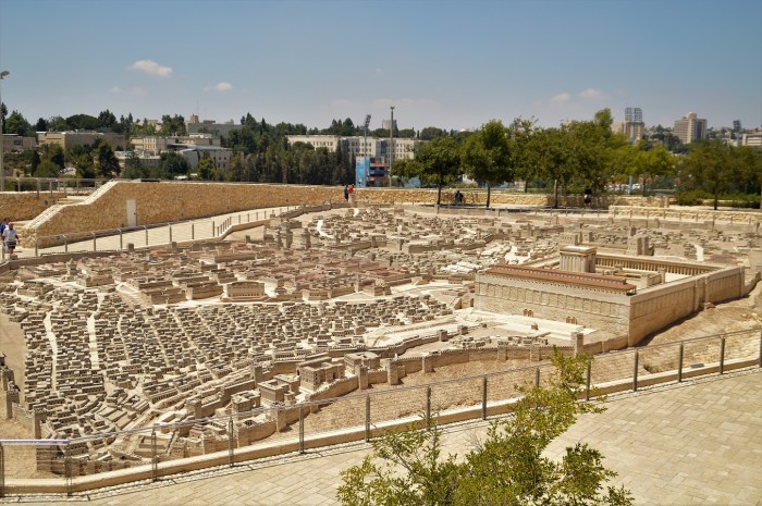 Maqueta de Jerusalén antes de la destrucción del templo - Jerusalems scale model before the temple destruction