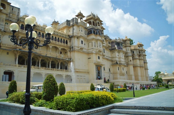 Uno de los edificios del palacio real