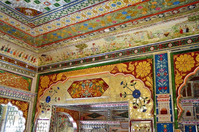 Decoración de un haveli - Decoration of a haveli